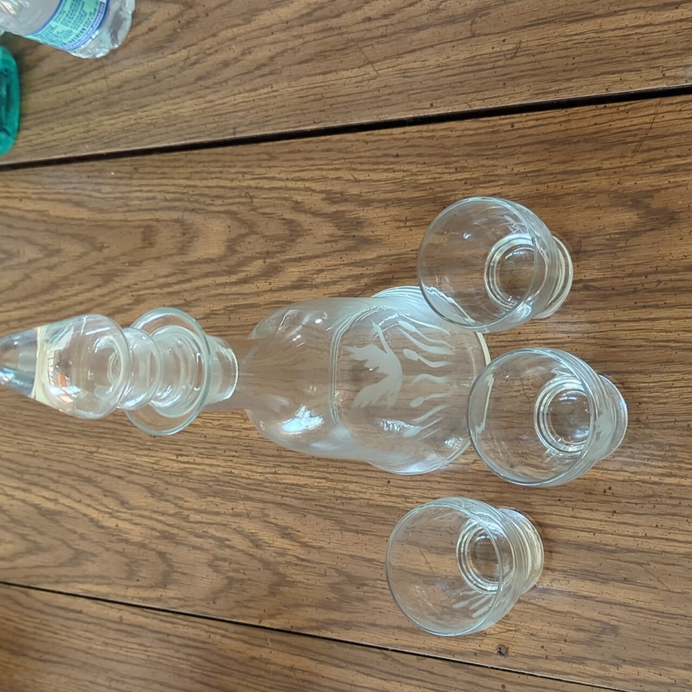 Vintage Wine Decanter Set